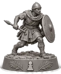 Pion Carthage en résine