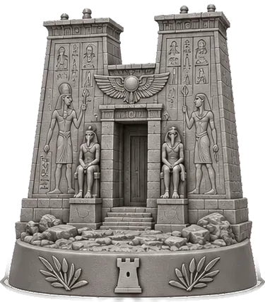 Tour Égypte antique en résine