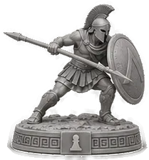 Pion Grecs en résine