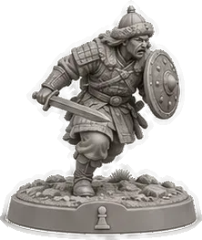 Pion Huns en résine